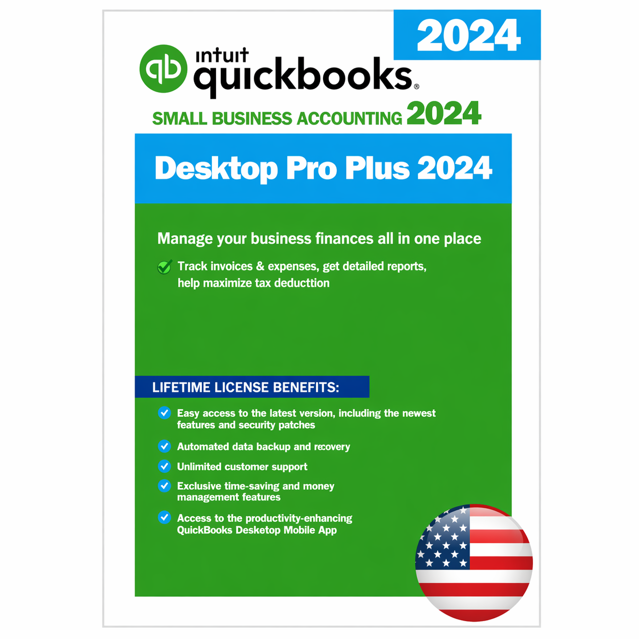 QuickBooks Desktop Pro Plus 2024 – Single User