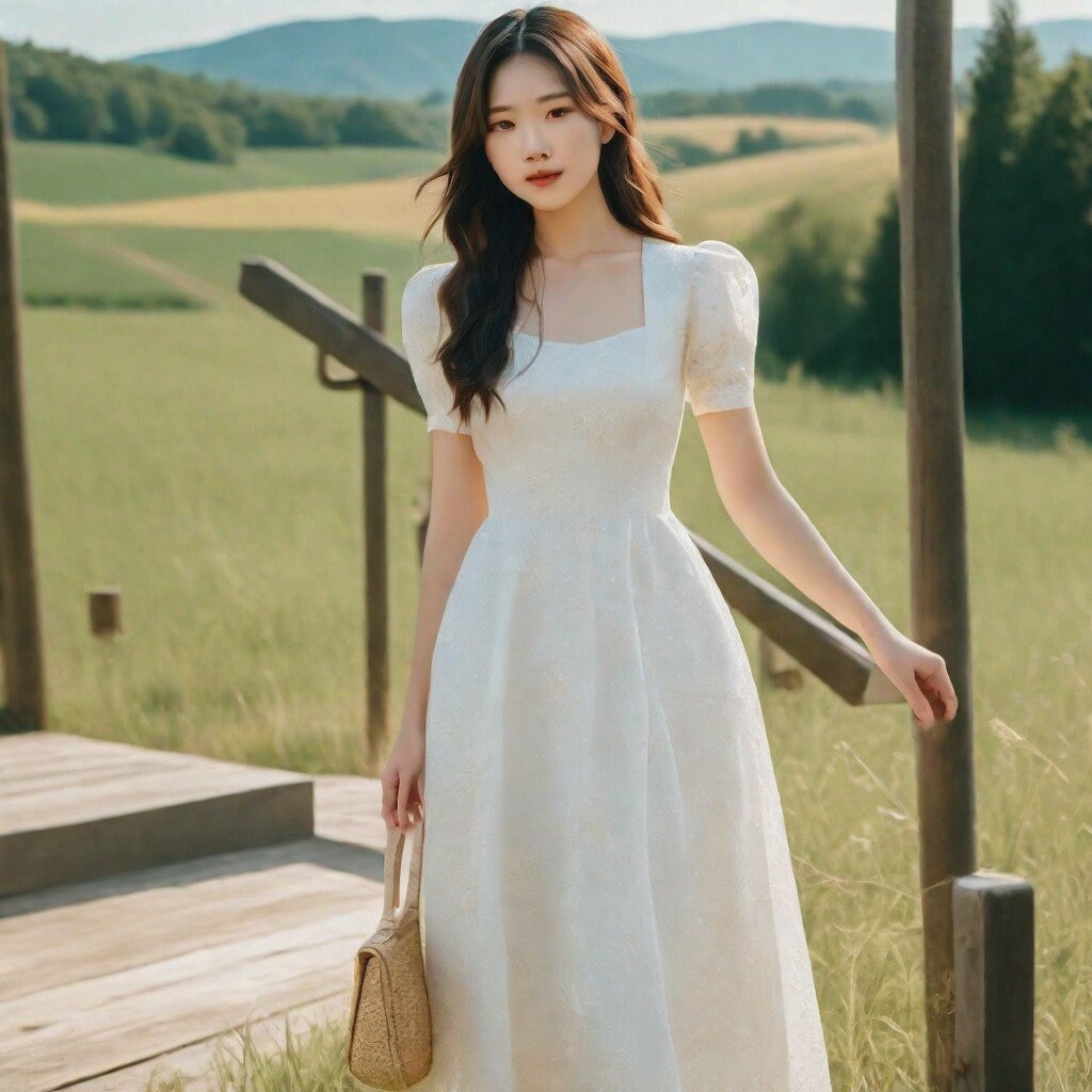Cottagecore Dress Sewing Pattern:Maxi Flare Skirt, US 2-30 (PDF Pattern)