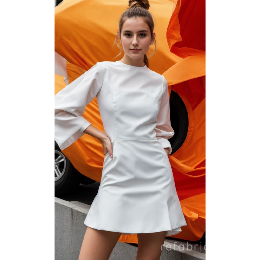 Mini Dress Sewing Model: Prom & Graduation Dress Pattern(Digital Download)