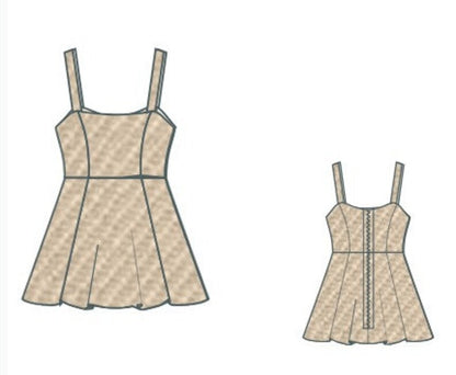 Mini Dress Sewing Pattern:Prom, Graduation (US 2-30, XS-4XL) (Digital Download)