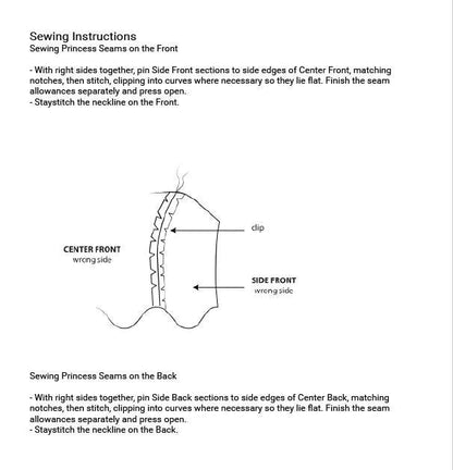 Satin Slip Dress Sewing Pattern, Strappy Cocktail Dress (Digital Download)