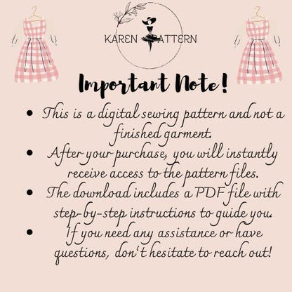 Linen Palazzo Jumpsuit Sewing Pattern:US Sizes 2-30 (PDF)