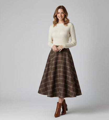 Vintage Circle  Midi Skirt Sewing Pattern (Digital Download)