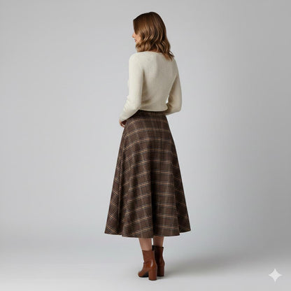 Vintage Circle  Midi Skirt Sewing Pattern (Digital Download)